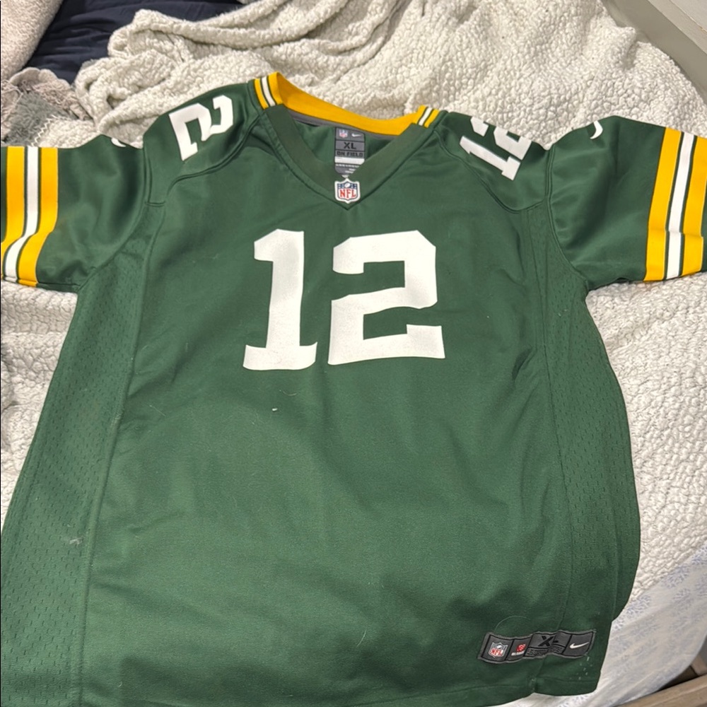 Aaron Rodger’s Green Bay packers jersey. #greenbaypackers
#aaronrodgers